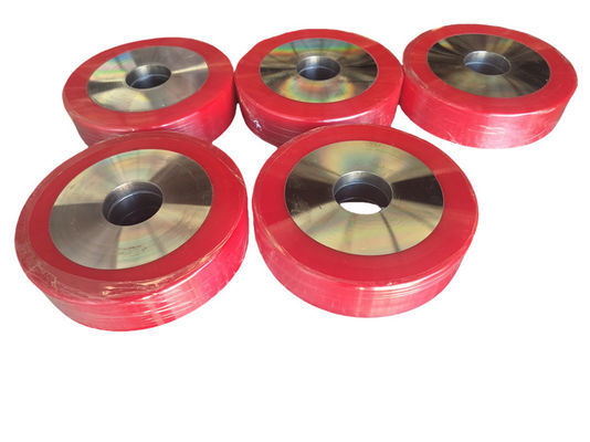 Customized Heavy Duty Polyurethane Industrial Wheels 95 A Shore Hardness PU Wheel