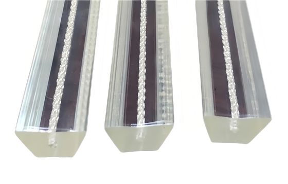 Transparent Polyurethane V Belt Wear Oil Resistant PU Transmission Belts 90A Hardness