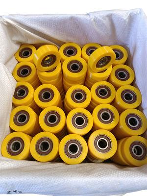 Casting Polyurethane Wheels with 75-90A Shore Hardness for Heavy-Duty Industrial Applications and Wear Resistance