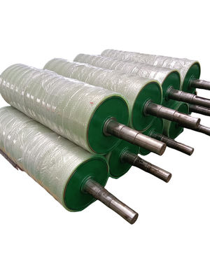 Wear Resistant PU Coated Roller with 75-90A Shore Hardness for Material Handling Forklift Applications