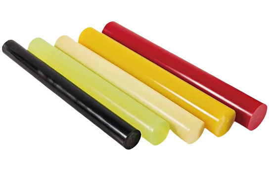 Polyurethane PU Rod Round Bar with 90 A Hardness, Resistance to Oils Greases Solvents and Chemicals, Diameter 10mm to 300mm