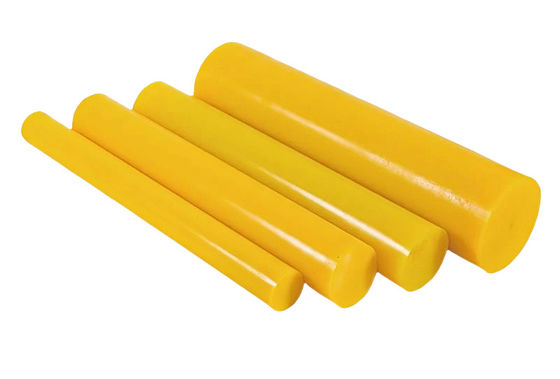 Polyurethane PU Rod Round Bar with 90 A Hardness, Resistance to Oils Greases Solvents and Chemicals, Diameter 10mm to 300mm