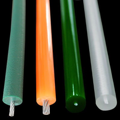 Low Stretch Reinforced Polyurethane Round Belt Smooth Surface For Conveyed Loads