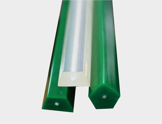 PU Top Ridge Belt Polyurethane Pentagon Belt 88 A Hardness Smooth Surface