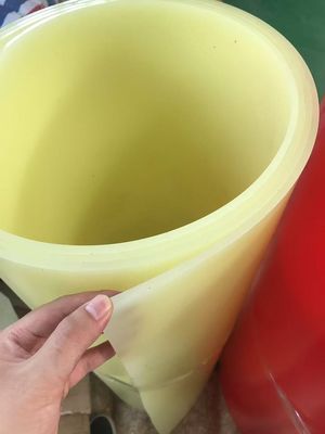 Customized Thickness Red Yellow Polyurethane Sheet Roll For Gaskets And Bearings