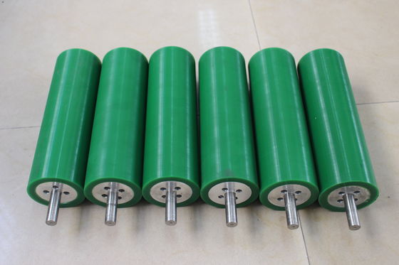 High Precision Polyurethane Coating Rollers , Urethane Conveyor Rollers Waterproof
