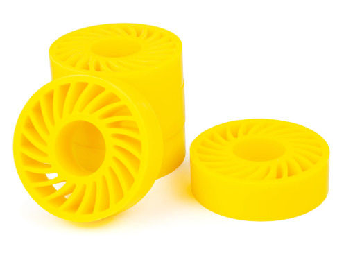 Polyurethane Material Sun Wheel for Printing Industry Sheet Feeding Yellow