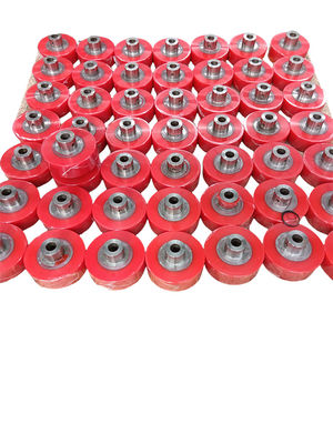 90 A Shore Hardness PU Polyurethane Coated Wheels Wear Resisting For Transmission