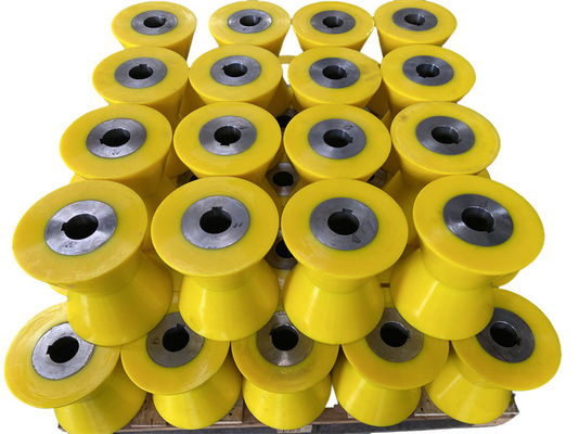 Polyurethane PU Coated Wheels Wear Resistant For Trucks Or Warehouse System Use