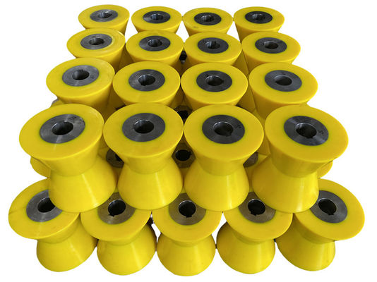 Polyurethane PU Coated Wheels Wear Resistant For Trucks Or Warehouse System Use