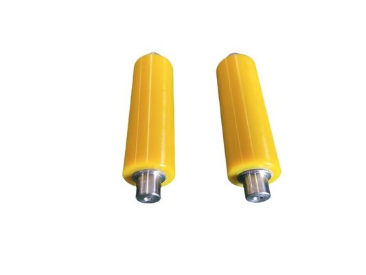 Solid PU Coated Roller with 2 Inches Diameter and 6 Inches Length for Temperature Resistance Up To 150°C