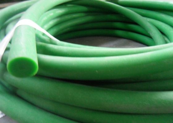 Customized 10mm Round Polyurethane Conveyor Belt Rough Surface For Conveying