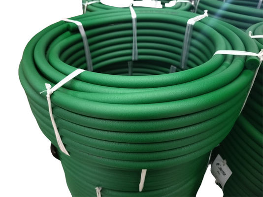 18mm Rough Surface Polyurethane PU Round Belt Green Color Wear Resisting