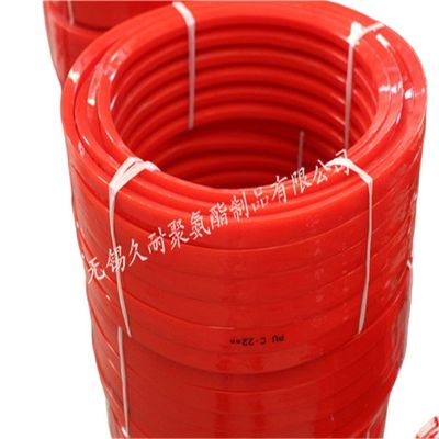 Lightweight Polyurethane PU V-Belts 90 A Hardness For Glaze Line / Polishing Line