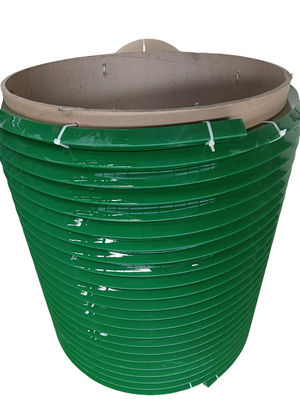 Green Red Smooth Reinforced Polyurethane Pentagon Belt Ridge Top For Transmission