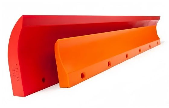 Corrosion Resistant PU Scrapers Polyurethane Conveyor Cleaner Red Green Color