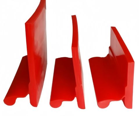 High strength PU Scrapers Polyurethane Conveyor Cleaner 60-90 A Hardness