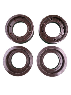 OEM Industrial PU Coated Wheels Heavy Duty Polyurethane Wheels 75-90A Shore