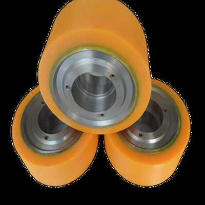 Heavy Duty Polyurethane Wheels with 75-90A Shore Hardness and Wear Resistance for Industrial Applications