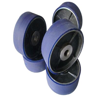 Wear Resistant Polyurethane Wheels with 75-90A Shore Hardness for Heavy-Duty Industrial Applications