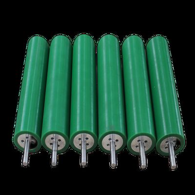 95 Shore A Hardness PU Coated Roller for Material Handling Forklift in Custom Color