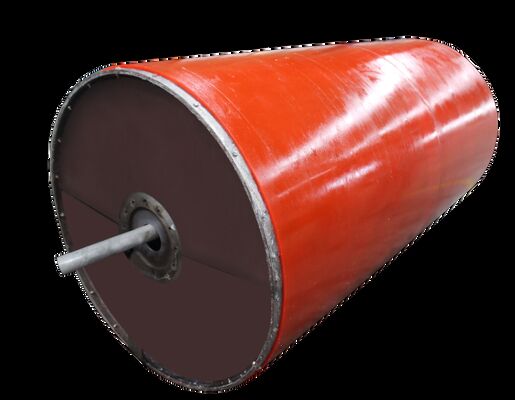 Wear Resistant PU Coated Roller with 75-90A Shore Hardness for Material Handling Forklift Applications