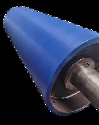 95 Shore A Hardness PU Coated Roller for Material Handling Forklift in Custom Color