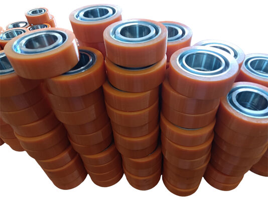 Casting Polyurethane Wheels with 75-90A Shore Hardness for Heavy-Duty Industrial Applications and Wear Resistance