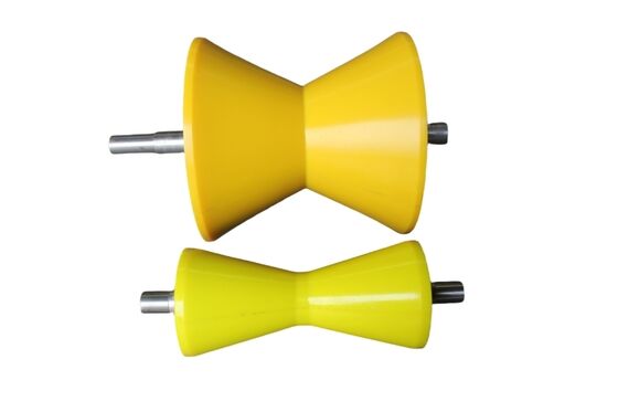 Heavy Duty Polyurethane Pipeline Rollers with 75-90A Shore Hardness for Wear Resistant Industrial Applications