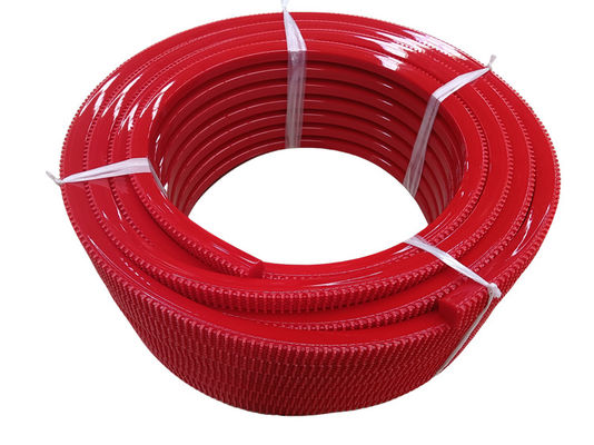 رنگ قرمز پلی اورتان PU Super Grip کمربند سختی 90A Cusotm طول