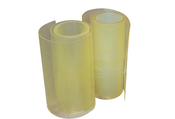 Customized Thickness Red Yellow Polyurethane Sheet Roll For Gaskets And Bearings