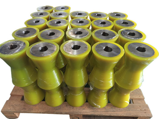 Multi Color PU Coated Wheels For AGV Systems , Heavy Duty Machinery Wheels