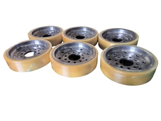 Heavy Duty Polyurethane Coating Wheels Water Oil And Corrosion Resistant