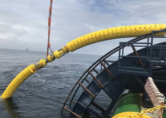 Polyurethane Submarine Cable Protection Duct Red PU Ducting For Submarine Cable Protection