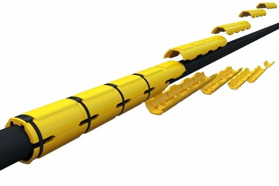 Polyurethane Cable Protection Tube 85 A Hardness PU Submarine Protection Duct Polyurethane Undersea Cable Ducting